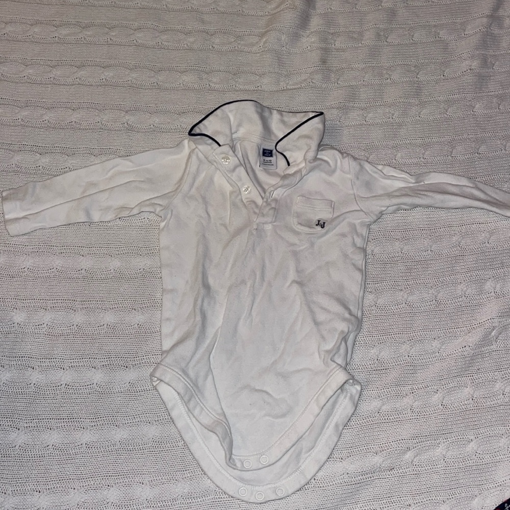 Janie and Jack polo bodysuit 6-12m